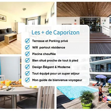 Caporizon-l'archipel-t1-piscine-plein Centre-terrasse Daire *
